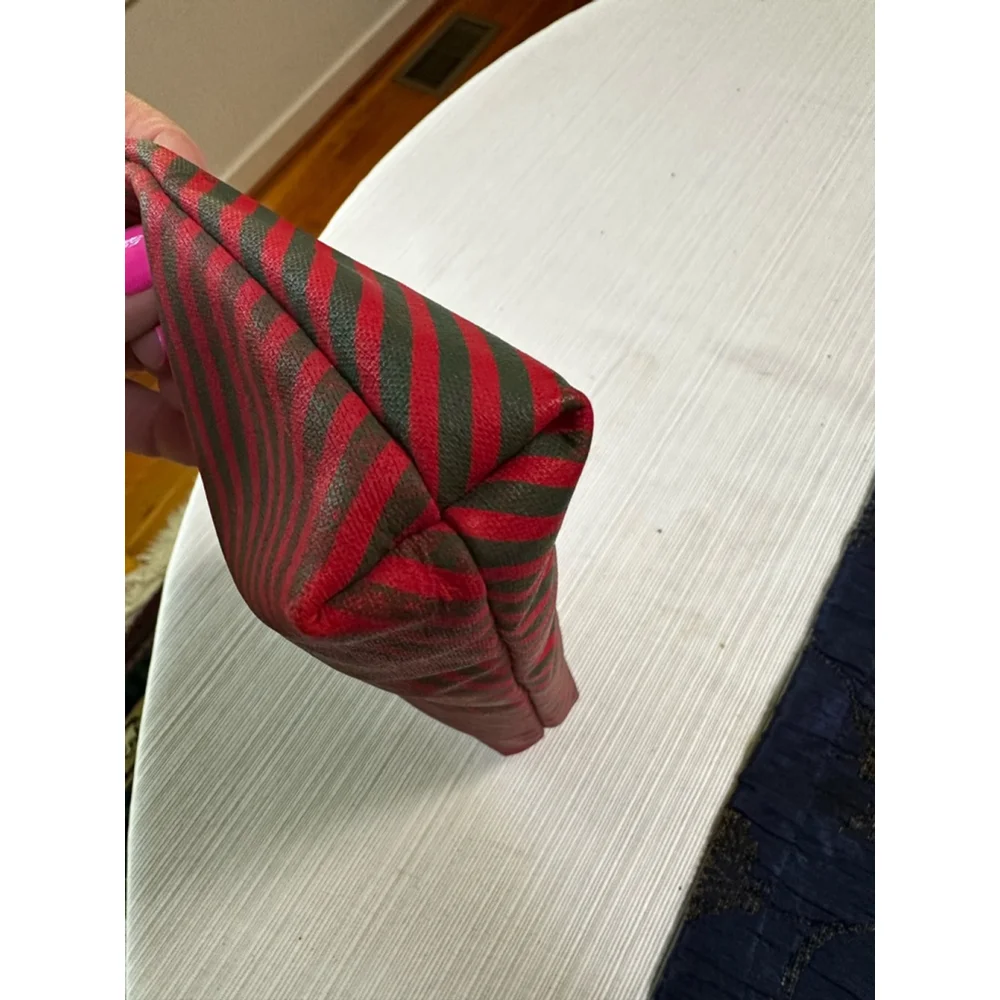 Gucci Red and Green Stripe Pouch